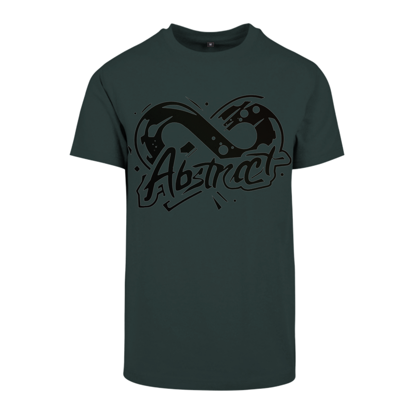 infinite abstract black uni