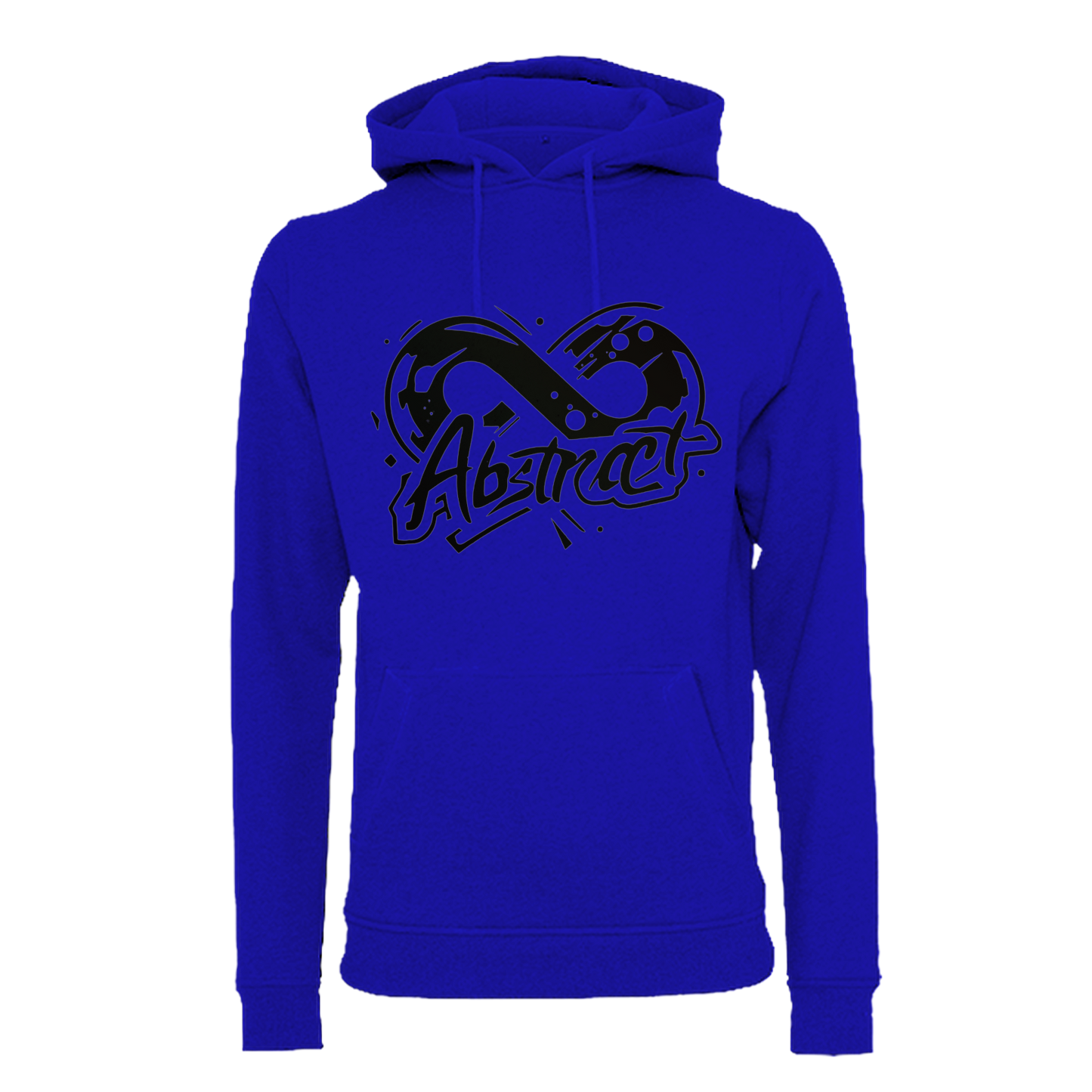 Abstract Black uni hoodie