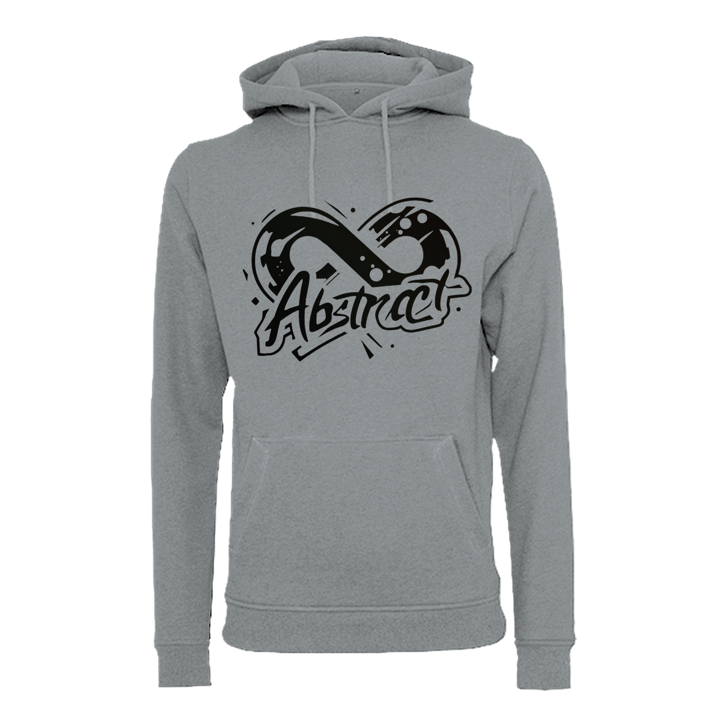 Abstract Black uni hoodie