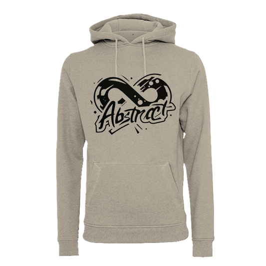 Abstract Black uni hoodie